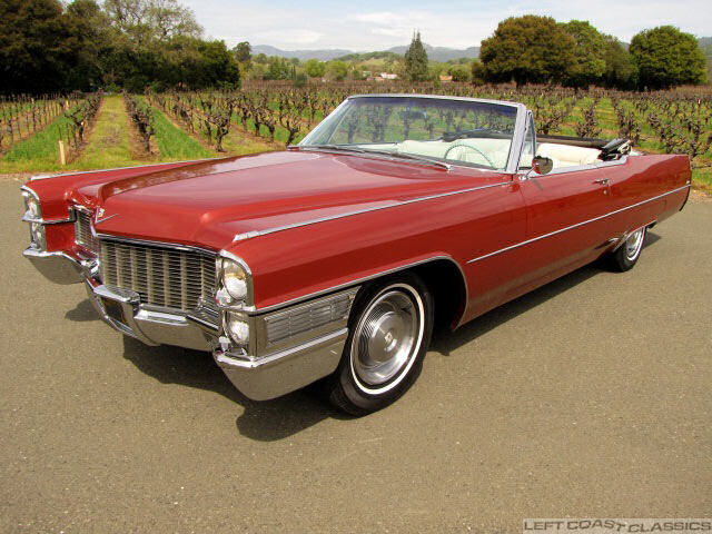 Cadillac de ville convertible 1965