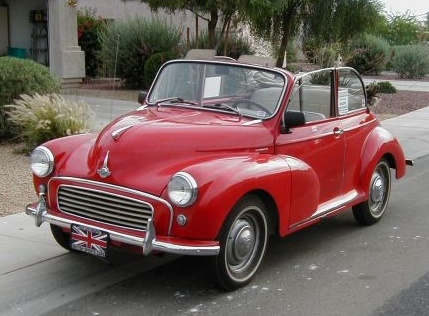 Morris Minor 1000 convertible 1956-1962